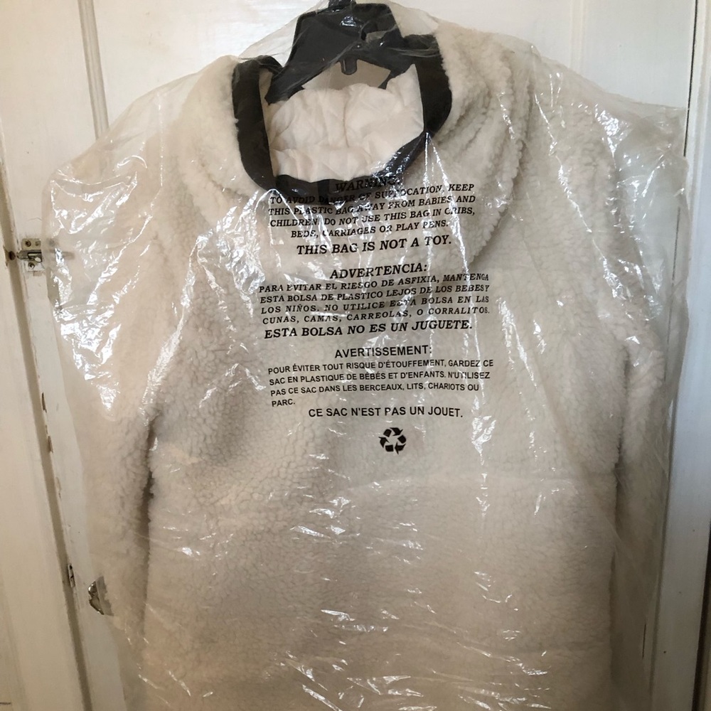 Levi’s White Teddy Bear Coat